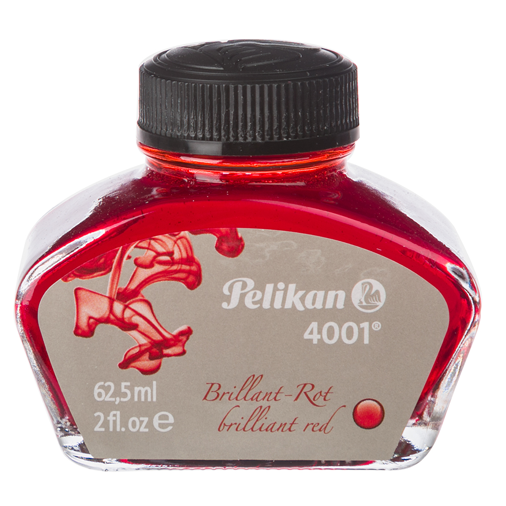 Pelikan Ink Bottle Red 62.5ml Peter's of Kensington
