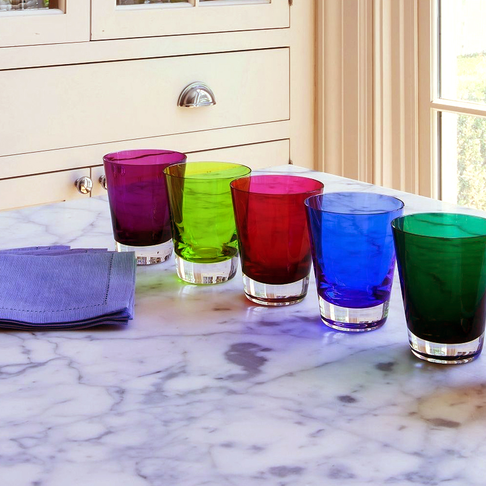 Baccarat Mosaique Tumbler Blue Set 2pce Peter's of Kensington