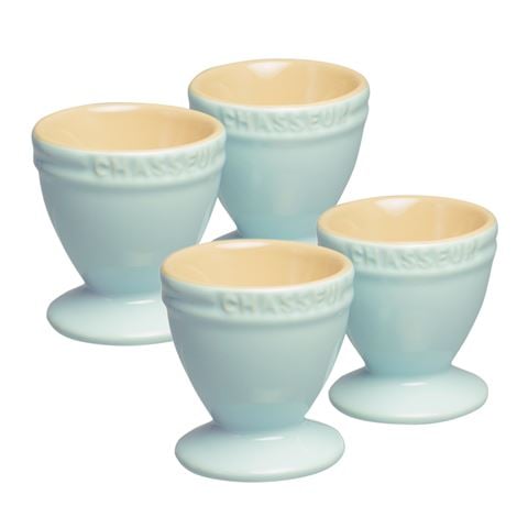 Chasseur - La Cuisson Egg Cup Duck Egg Blue Set 4pce