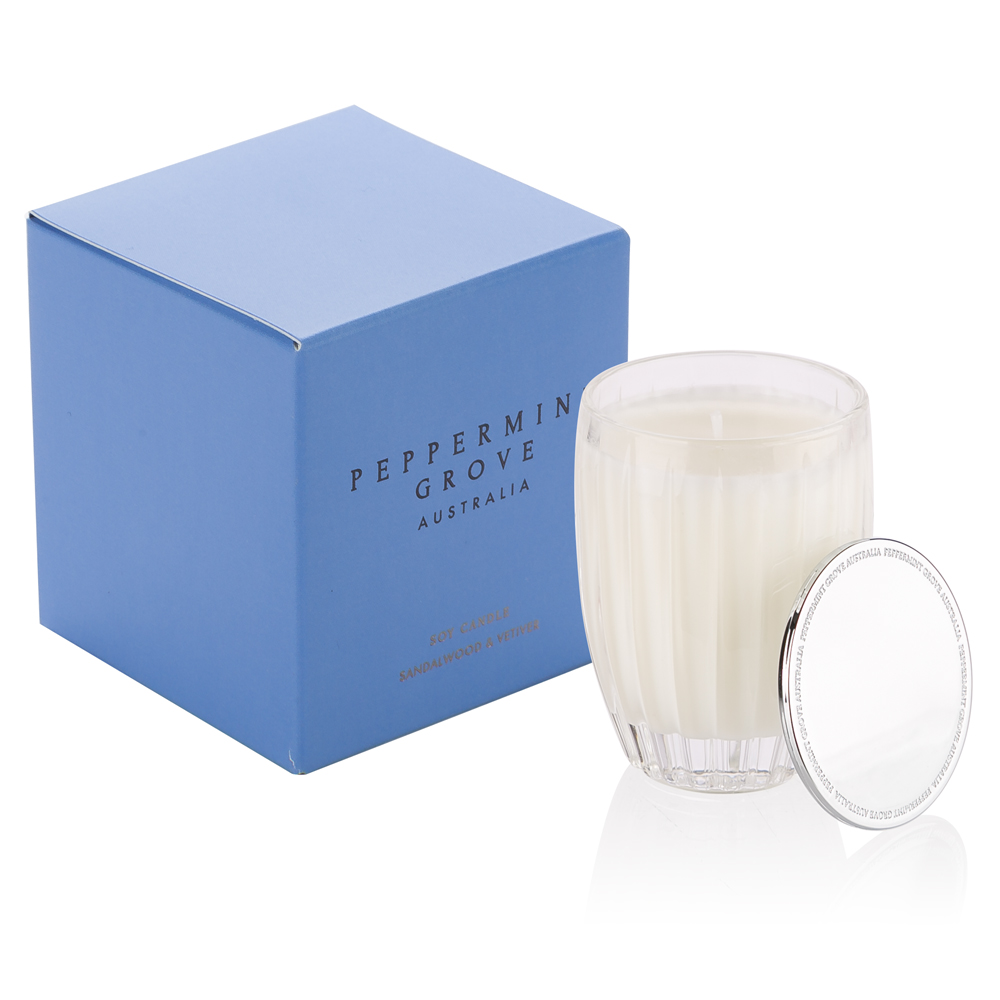 NEW Peppermint Grove Sandalwood & Vetiver Candle Small 60g eBay
