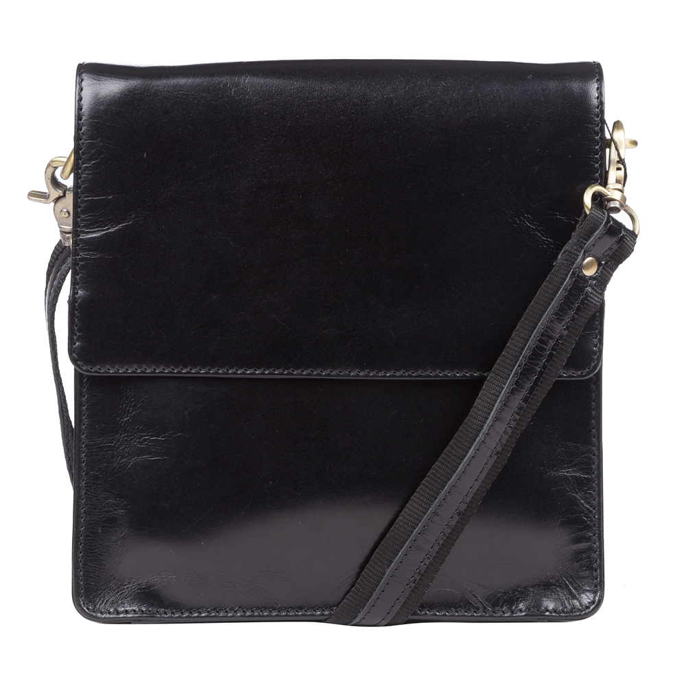 Condura - Leather Cross Body Handbag Black | Peter's of Kensington
