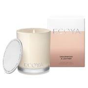 Ecoya - Cedarwood & Leather Madison Jar Candle 80g