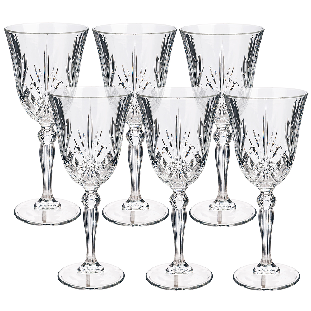 NEW RCR Crystal Melodia White Wine Goblet Set 6pce 210ml eBay