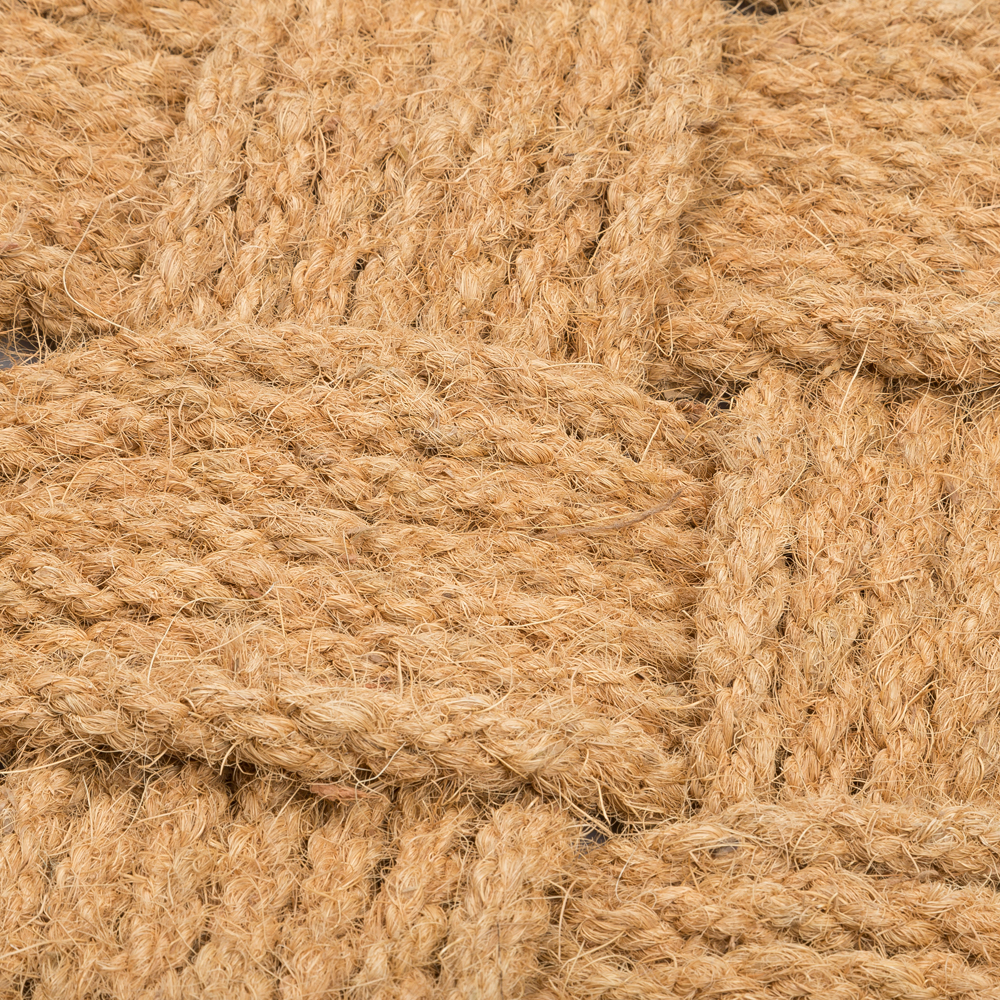 Doormat Designs Coir Knot Natural Doormat Peter's of Kensington