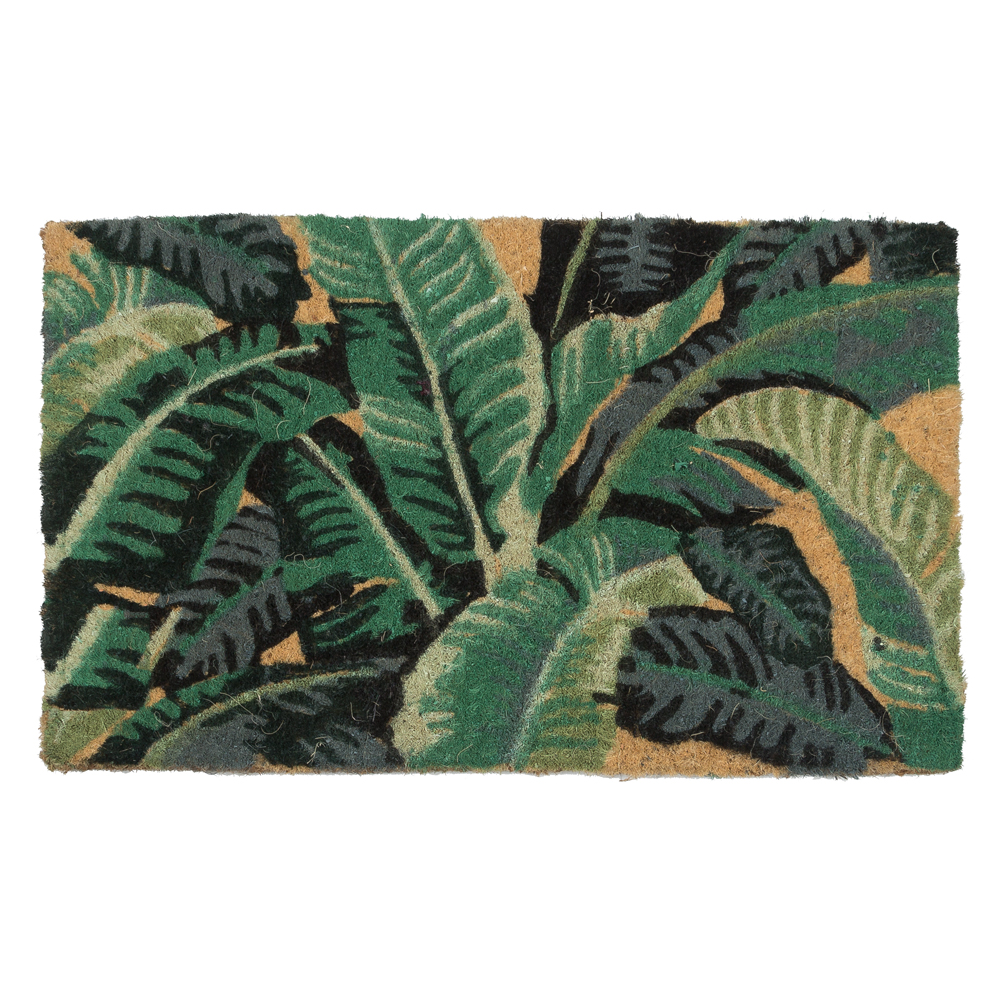 Doormat Designs - Tropical Leaves Doormat | Peter's of Kensington