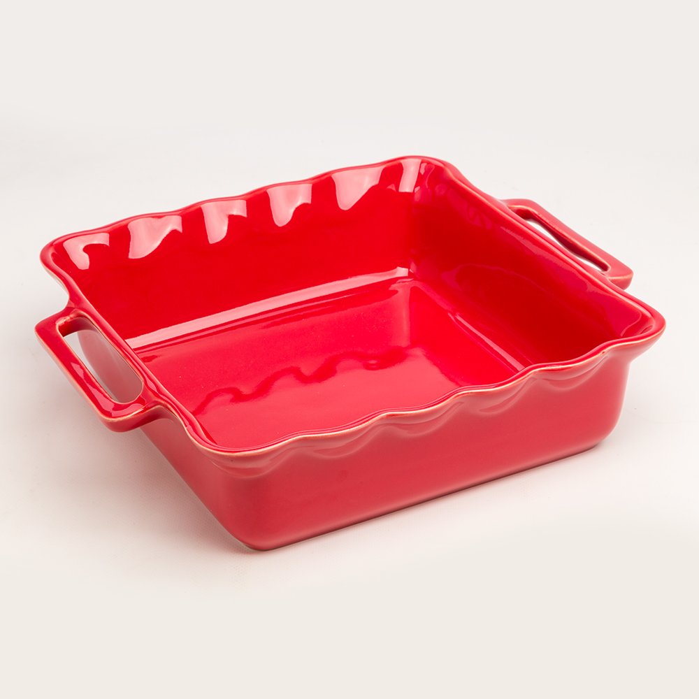 Appolia Square Baking Dish Cherry Red 34cm Peter's of Kensington
