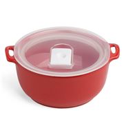 Appolia - Round Dish w/Airtight Lid Poppy Red 18cm
