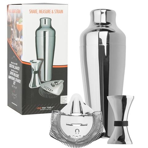 Uber Bar Tools - S/ Steel Measure & Strain Set 3pce