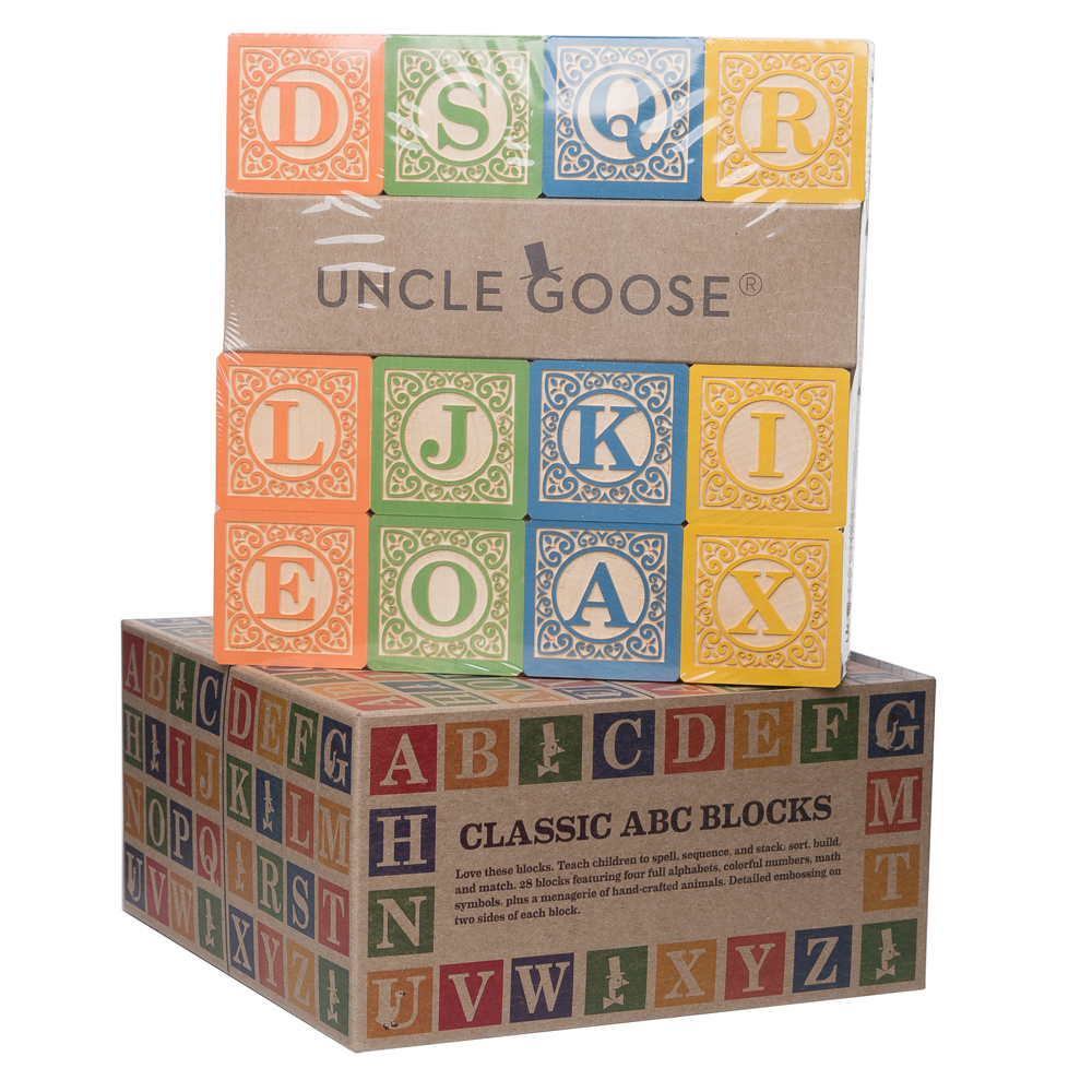 Uncle Goose Classic ABC Blocks Peter's of Kensington