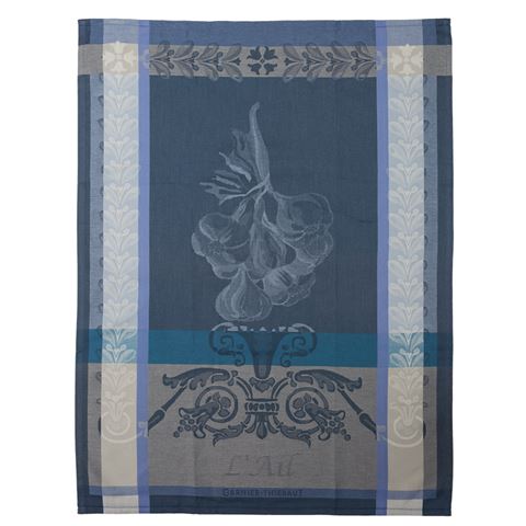 Garnier-Thiebaut - Tea Towel Ail Ardoise 56x77cm | Peter's of Kensington