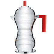 Alessi - Pulcina Red Espresso Coffee Maker 255ml