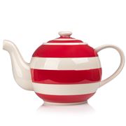 Cornishware - Betty Teapot Large Red 1.4L