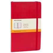 Moleskine - Classic Hard Cover Ruled Notebook Large Red