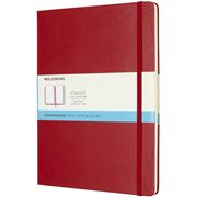 Moleskine - Classic H/Cover Dotted Notebook Scarlet Red XL