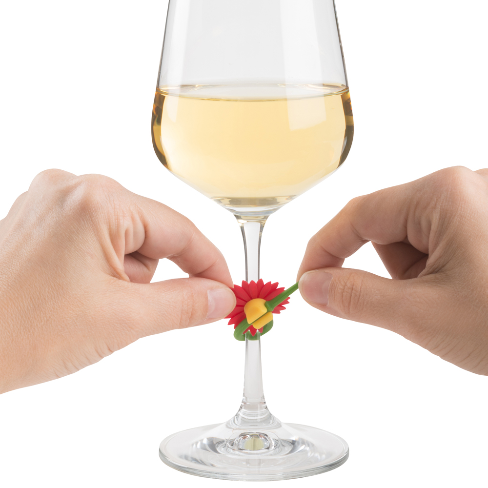 Trudeau Daisy Wine Charms Set 12pce Peter's of Kensington