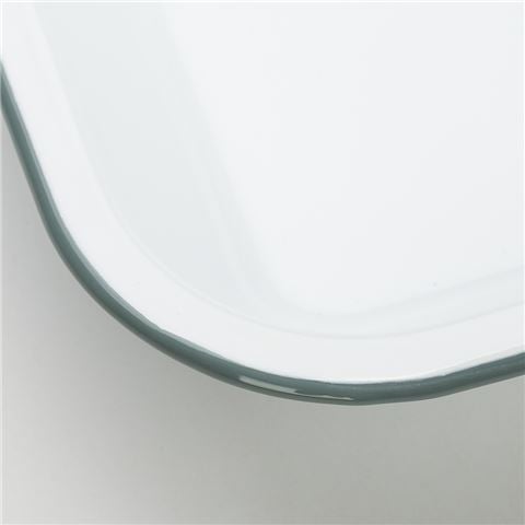 Falcon - Enamel Bake Pan White & Grey