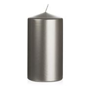 Candlelight Co - Pillar Candle Silver 15x8cm