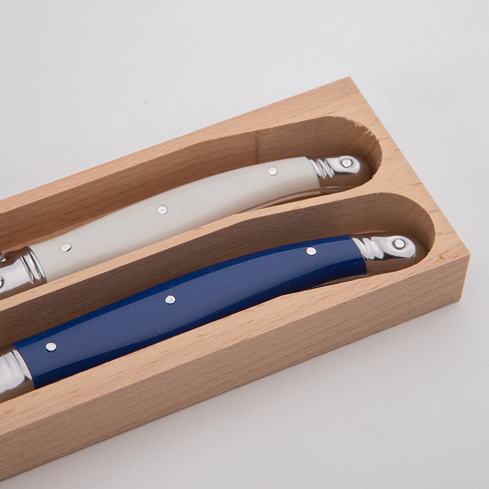 Laguiole Debutante Cheese Knife French Set 2pce Peter's of Kensington