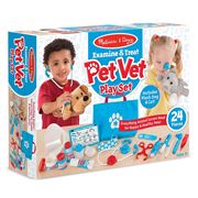 Melissa & Doug - Examine & Treat Pet Vet Play Set 24pce