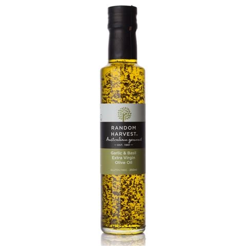 Random Harvest - Garlic & Basil Extra Virgin Olive Oil 250ml