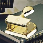 El Casco - 2-Hole Punch 23K Gold Plated
