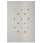 Eastbourne Art - Spot Tea Towel White/Gold