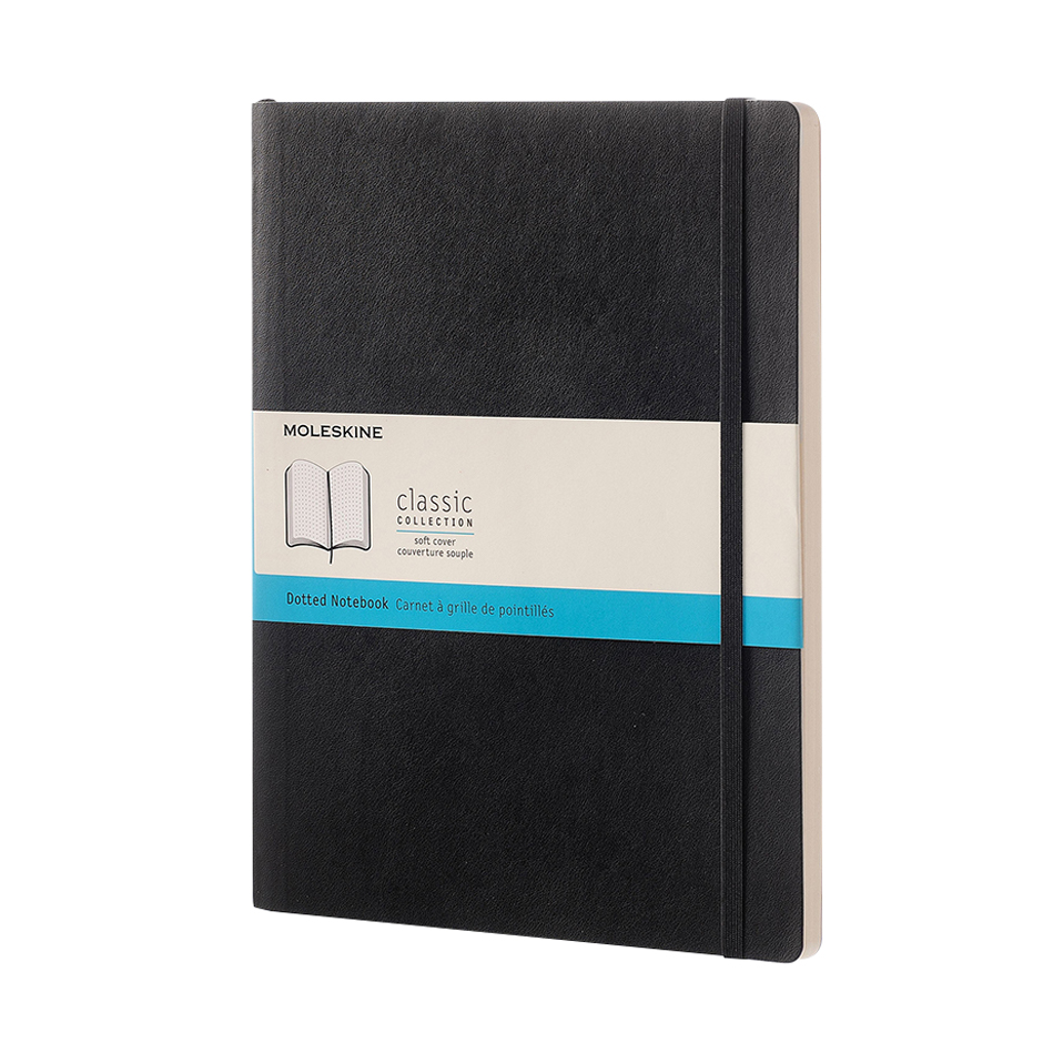 Moleskine Classic Extra Large Dot Grid SC Notebook Black Peter's of Kensington