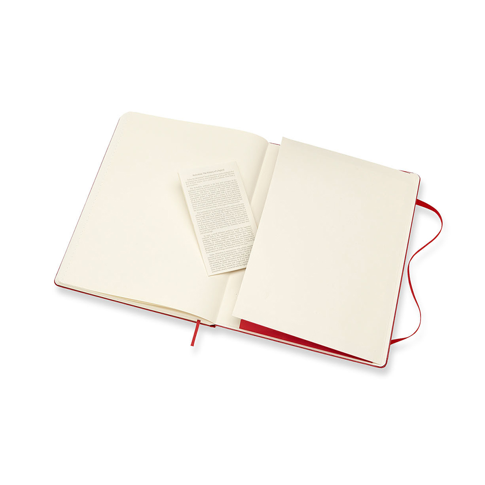 Moleskine Classic Soft Cover Dot Grid Notebook XLarge Red Peter's