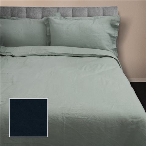 Bemboka - Pure Linen Duvet Cover Set Ink Queen 3pce