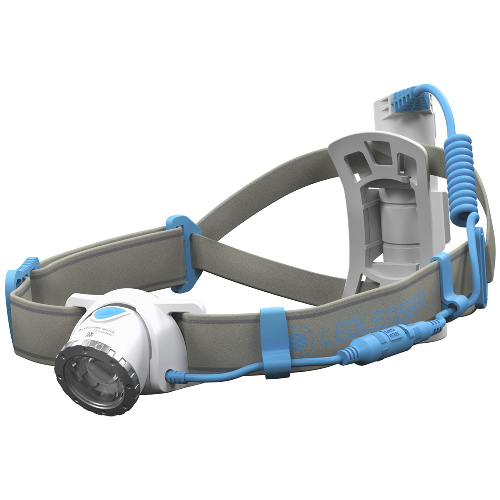 Led Lenser NEO10R Blue Rechargeable Headlamp Peter's of Kensington