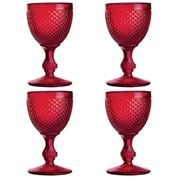 Vista Alegre - Bicos Water Goblets 4pce Set Red