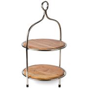 OneWorld - Rosewood Two-Tier Platter Large