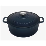 Chasseur - Round French Oven Liquorice Blue 26cm/5L