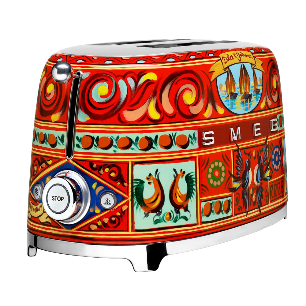 Smeg - Dolce & Gabbana Sicily Is My Love Two Slice Toaster | Peter's of ...