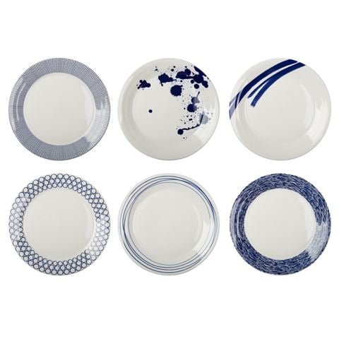 Royal Doulton Pacific Plate Set 28.5cm 6pce - Peter's of Kensington
