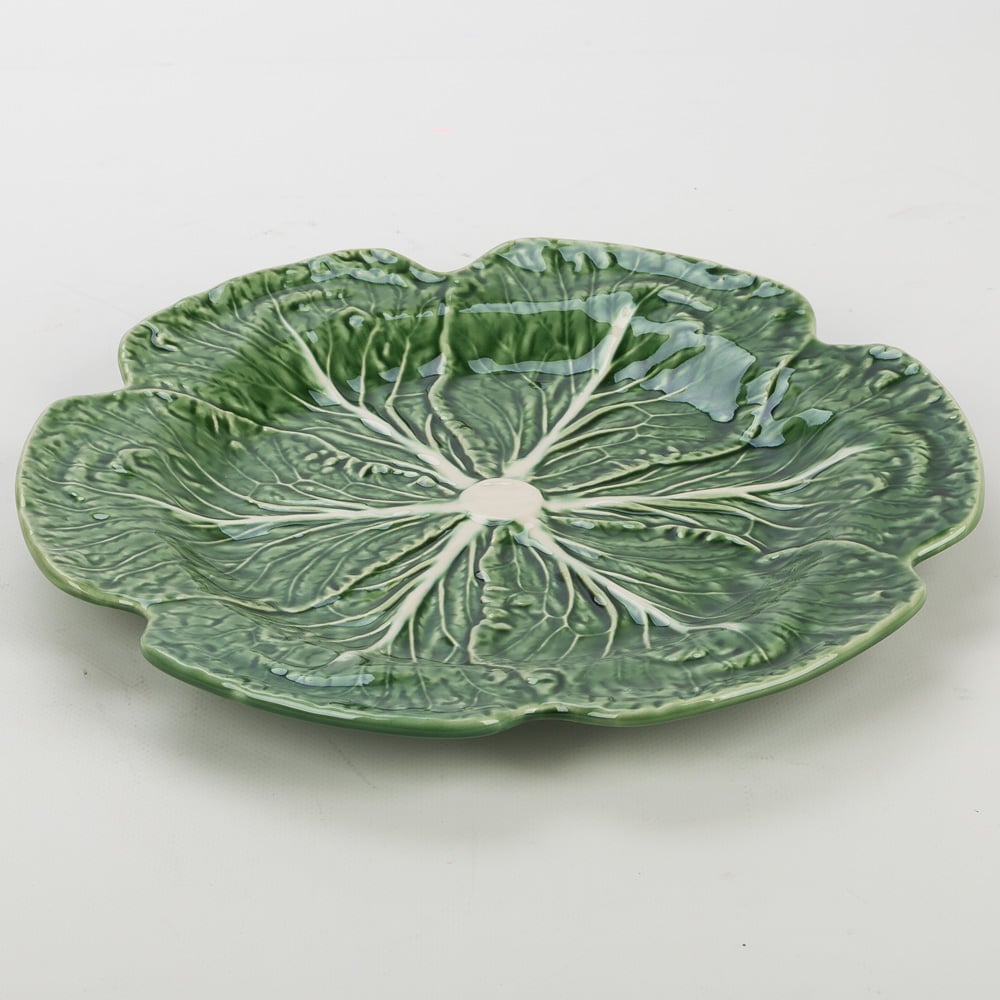 Bordallo Pinheiro - Cabbage Green Charger Plate 30.5cm | Peter's of ...