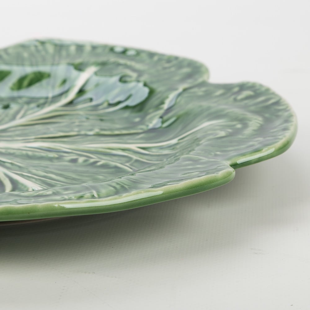 Bordallo Pinheiro - Cabbage Green Charger Plate 30.5cm 