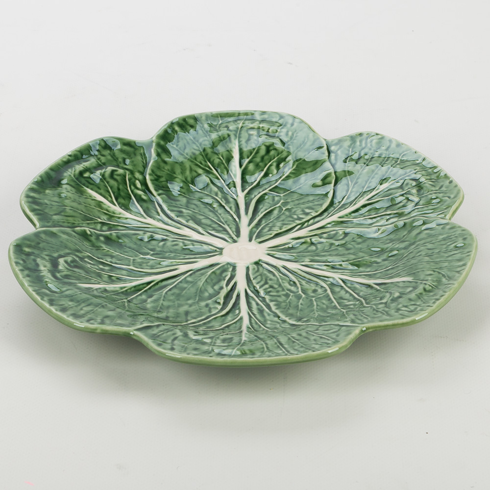 Bordallo Pinheiro - Cabbage Green Dinner Plate 26.5cm | Peter's of ...