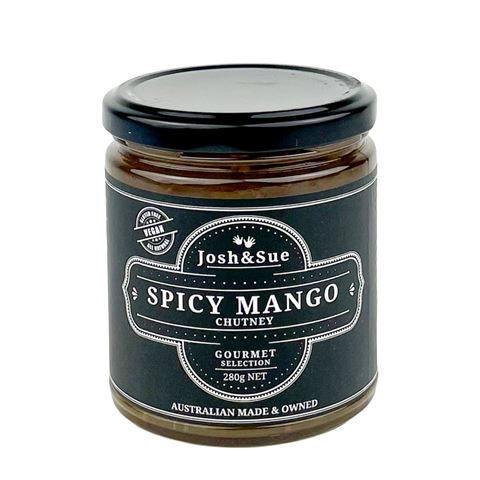 Josh & Sue Spicy Mango Chutney 280g - Peter's of Kensington