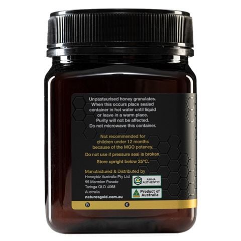 Nature's Gold - Australian MGO 83 Manuka Honey 250g