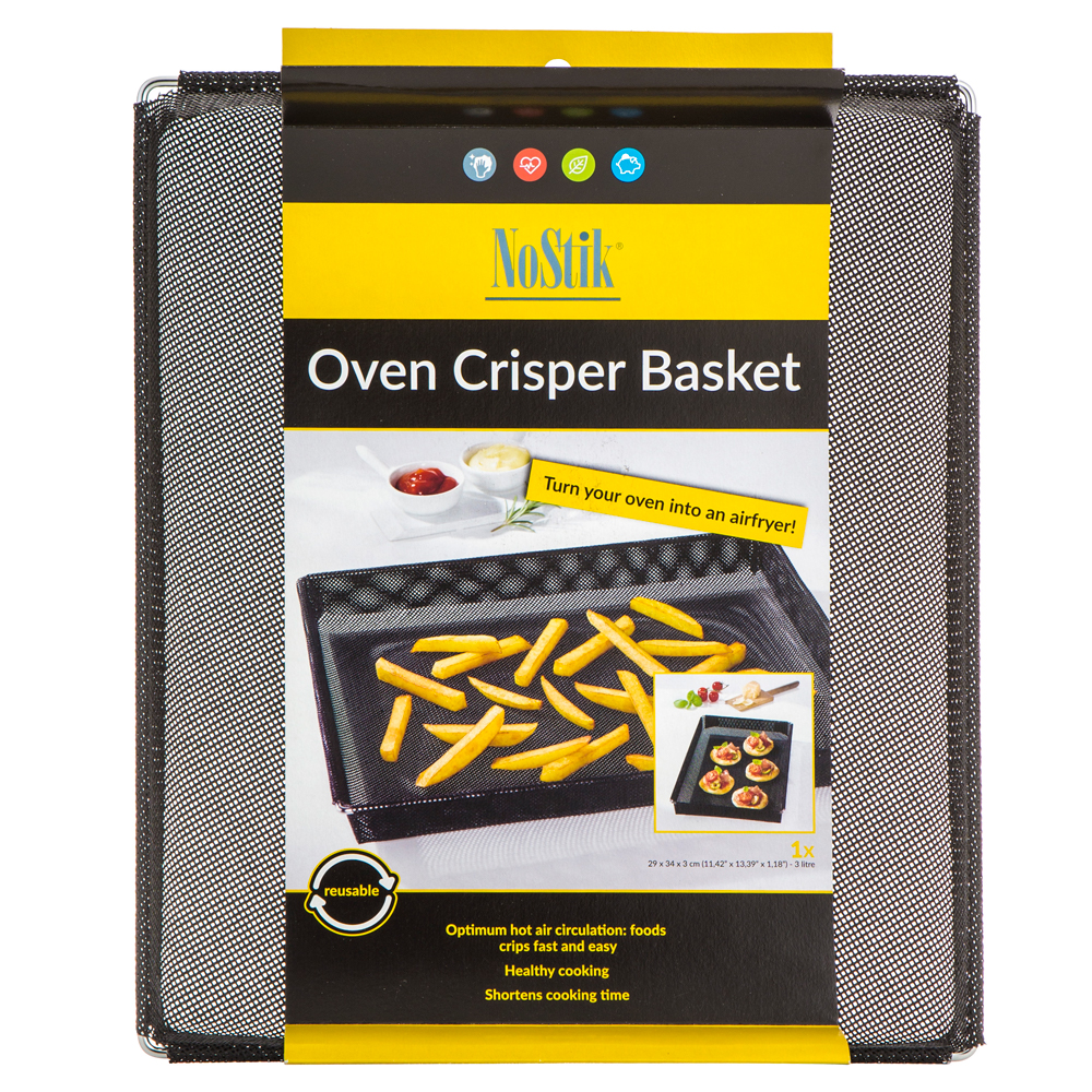 NoStik Oven Crisper Basket