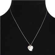 Whitehill - Sterling Silver Necklace Heart Pearl & Cross