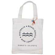Med Blue - Signature Canvas Tote Bag Bondi Beach