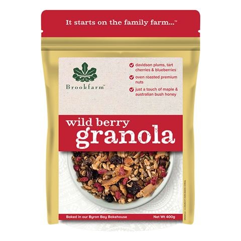 Brookfarm Award-Winning Wild Berry Granola 400g - Peter's of Kensington