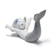 Lladro - Waking Up At Sea Mermaid Figurine
