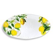 Michel Design - Lemon Basil Oval Platter