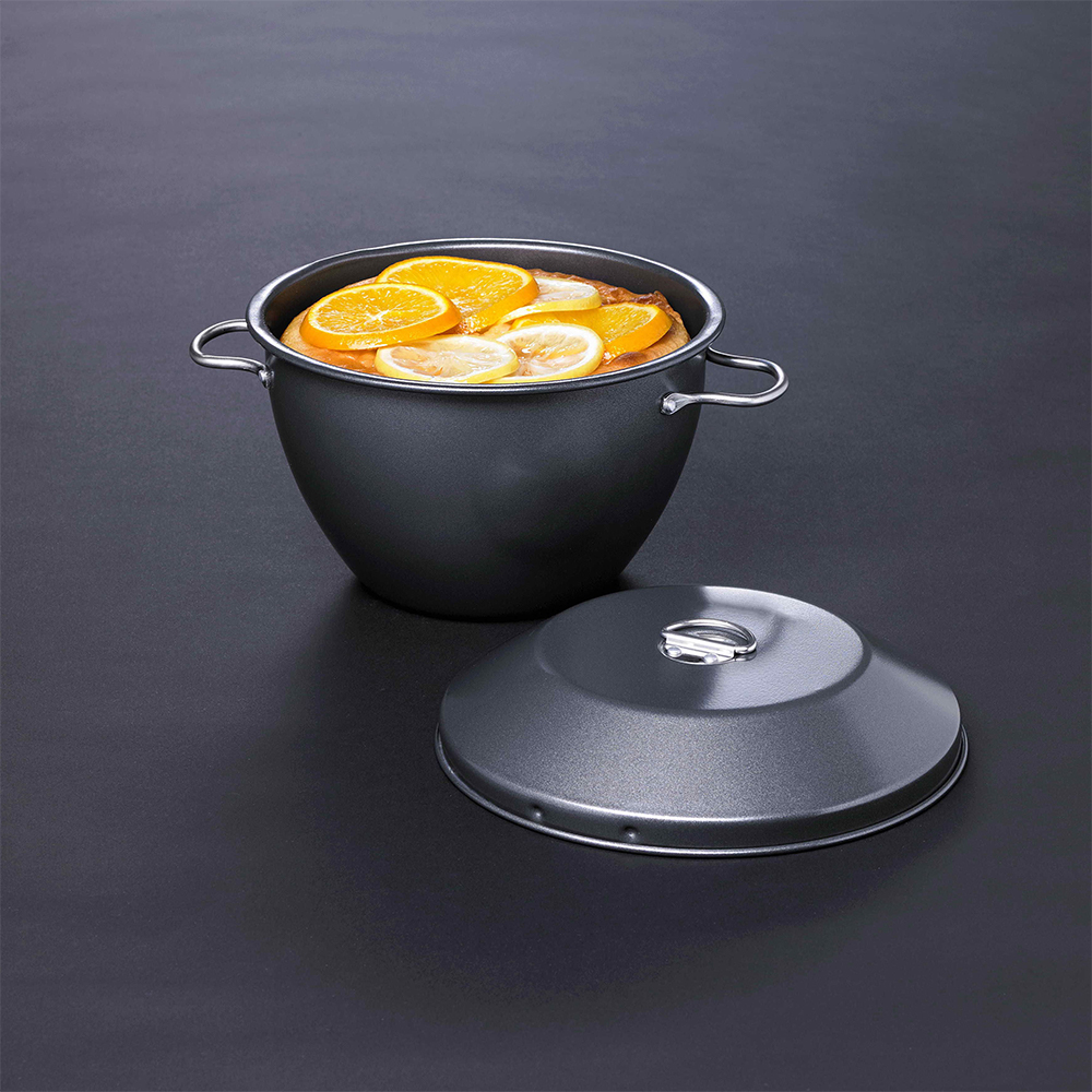 MasterPro Nonstick Pudding Steamer Black 2L Peter's of Kensington