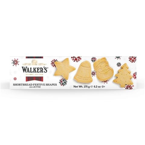 Walkers - Festive Shapes Shortbread 175g