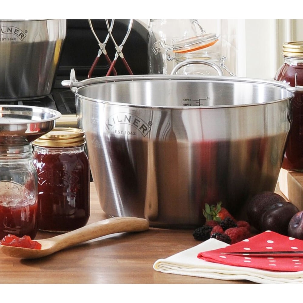 Kilner - Stainless Steel Preserving Pan 8L | Peter's Of Kensington