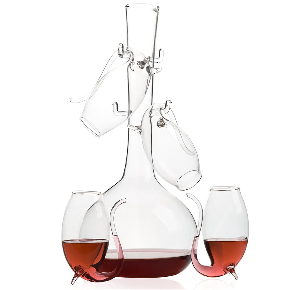 Winex - Port Decanter Set with Sippers 5pce | Peter's of Kensington